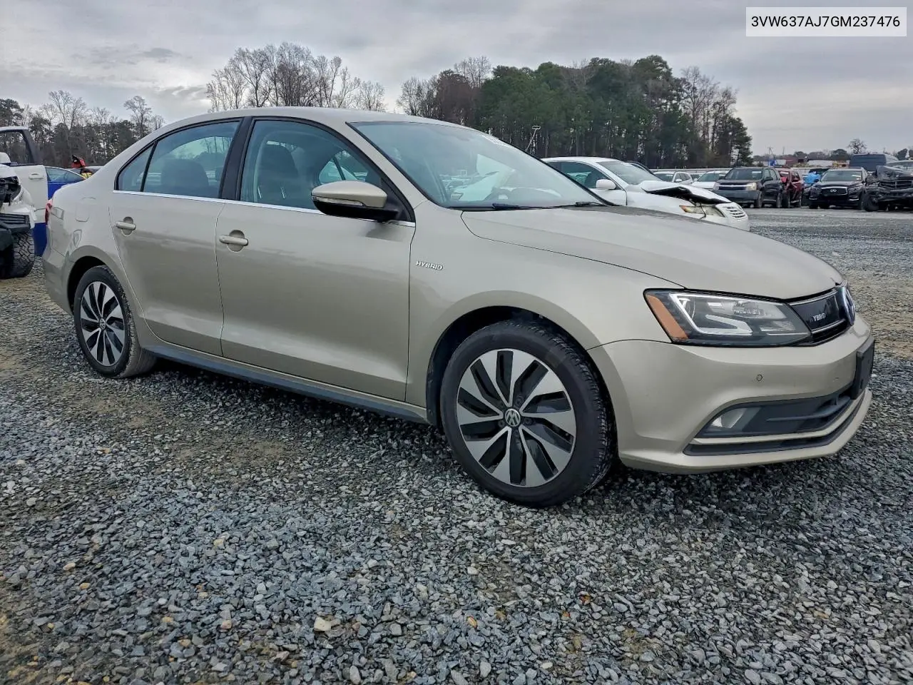 3VW637AJ7GM237476 2016 Volkswagen Jetta Hybrid