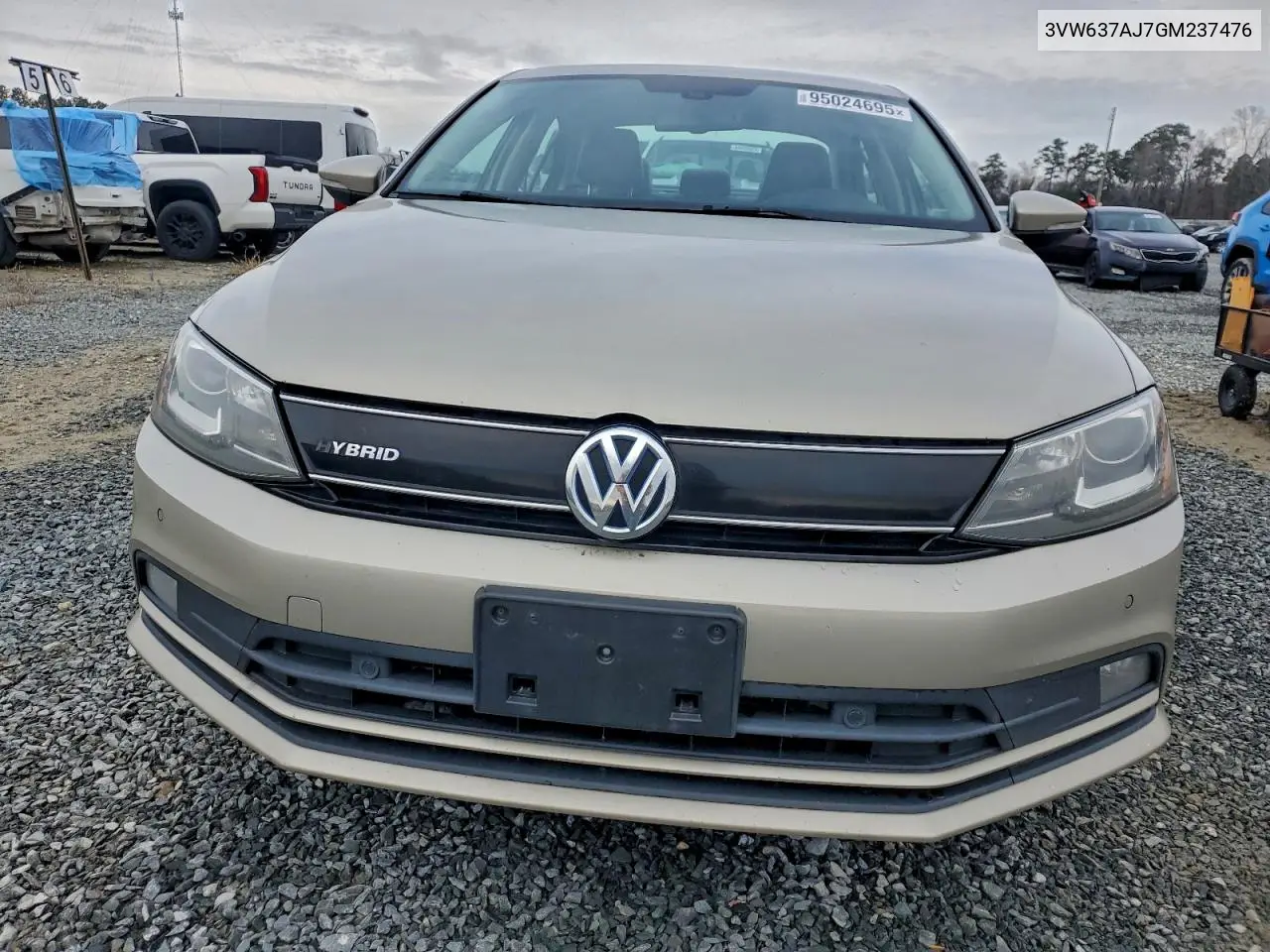 3VW637AJ7GM237476 2016 Volkswagen Jetta Hybrid
