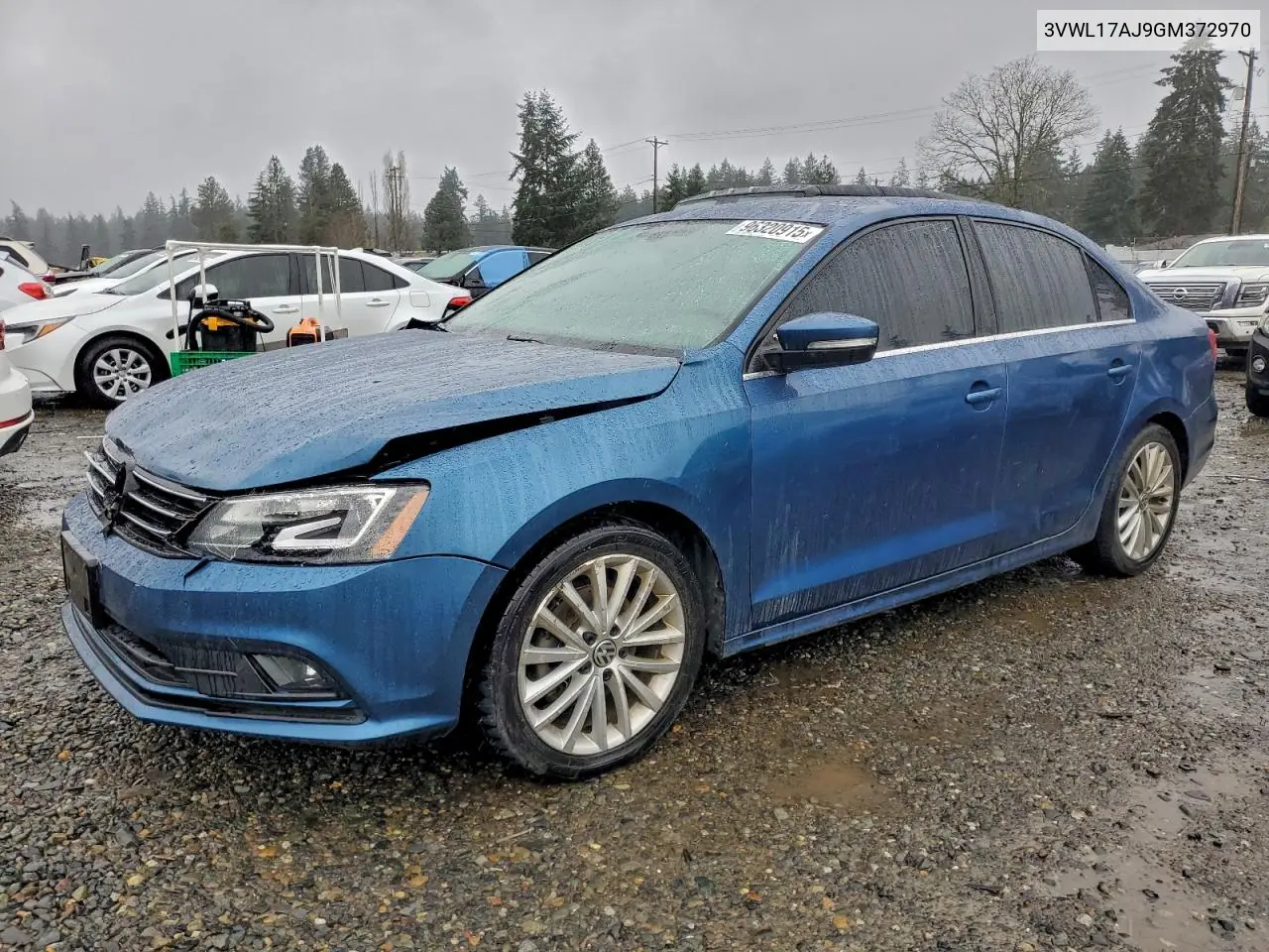 3VWL17AJ9GM372970 2016 Volkswagen Jetta Sel