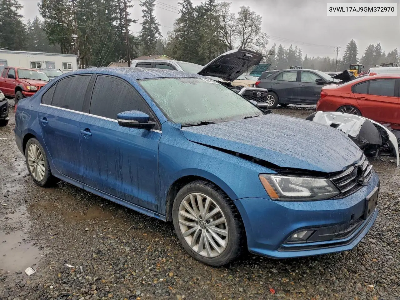 3VWL17AJ9GM372970 2016 Volkswagen Jetta Sel