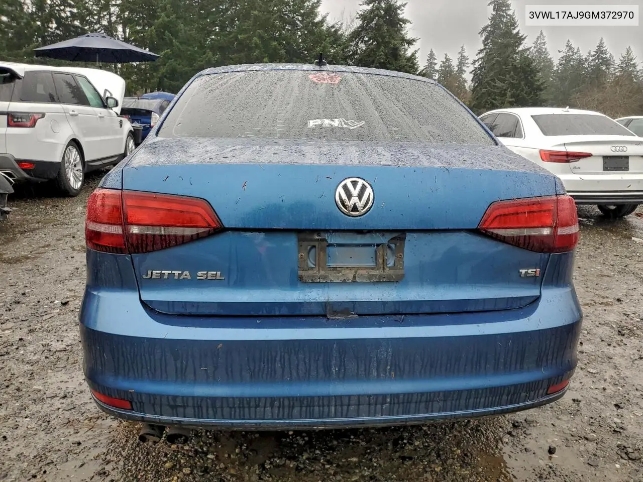 3VWL17AJ9GM372970 2016 Volkswagen Jetta Sel