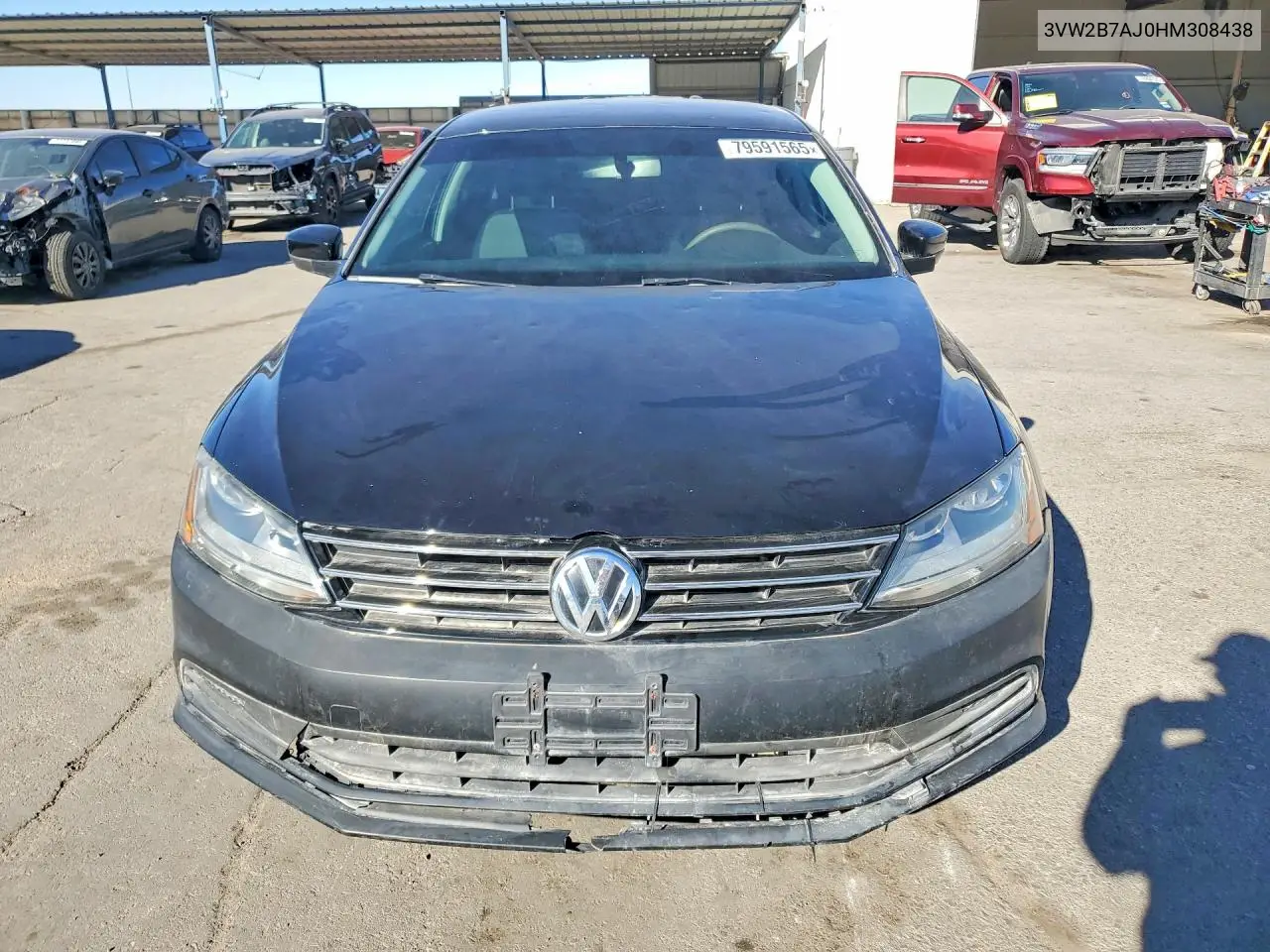 3VW2B7AJ0HM308438 2017 Volkswagen Jetta S