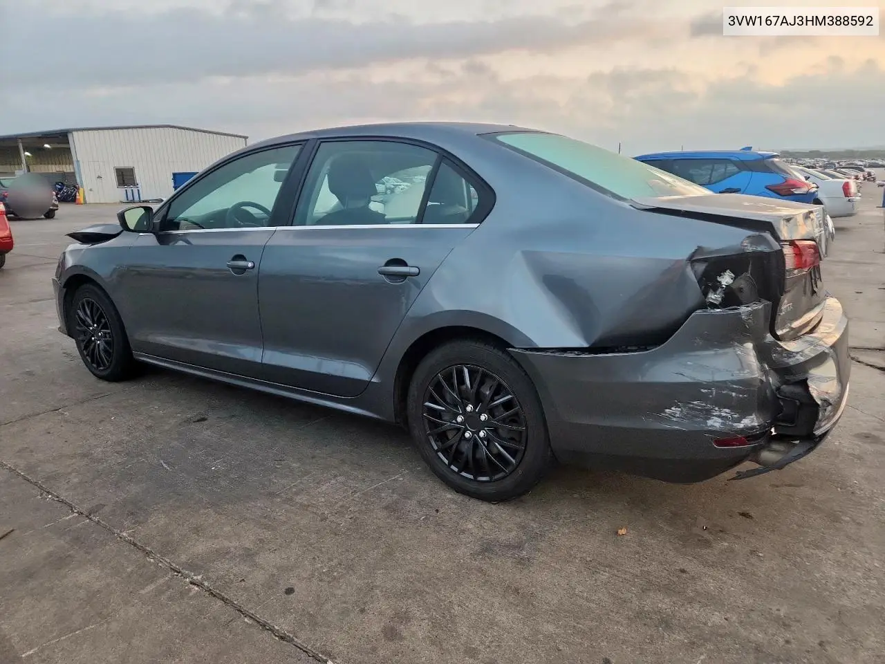 3VW167AJ3HM388592 2017 Volkswagen Jetta S