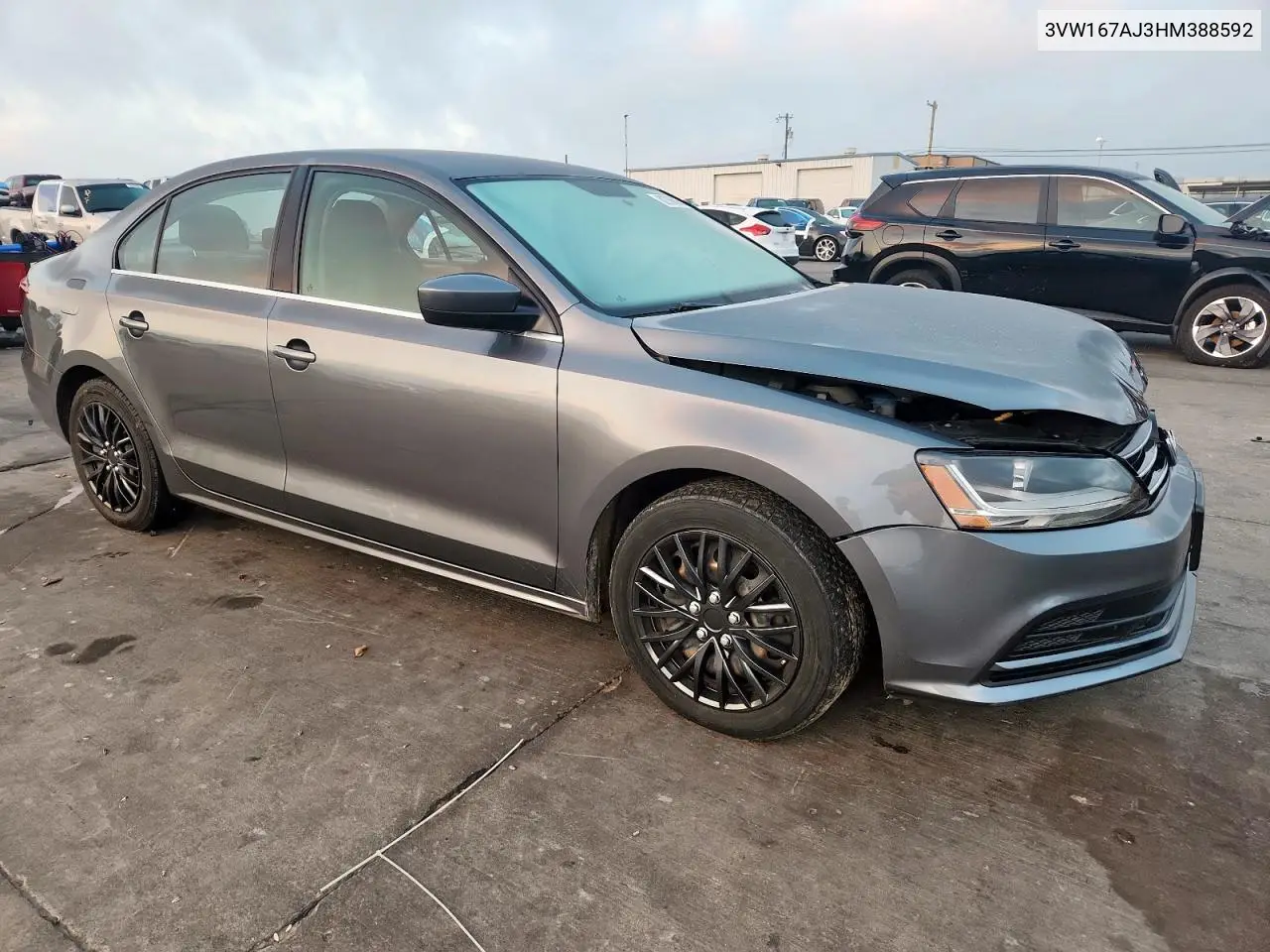 3VW167AJ3HM388592 2017 Volkswagen Jetta S