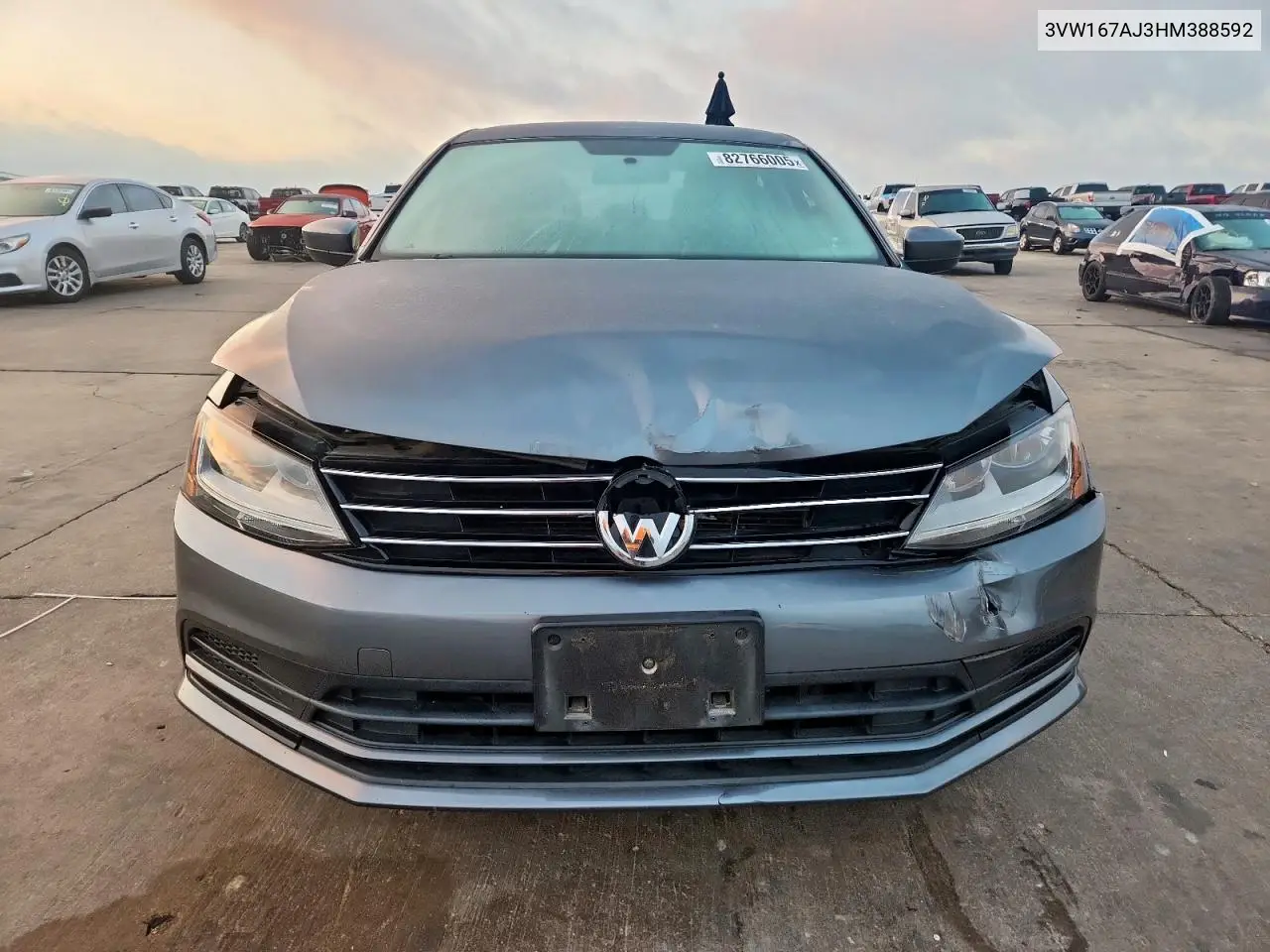 3VW167AJ3HM388592 2017 Volkswagen Jetta S
