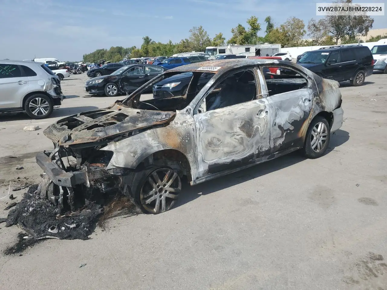 3VW2B7AJ8HM228224 2017 Volkswagen Jetta S