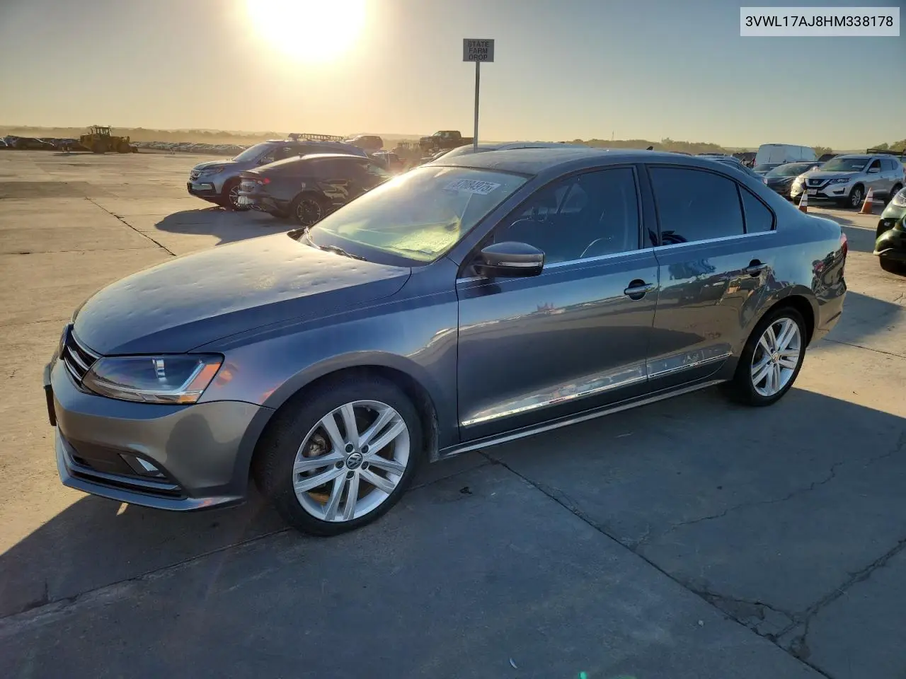 3VWL17AJ8HM338178 2017 Volkswagen Jetta Sel