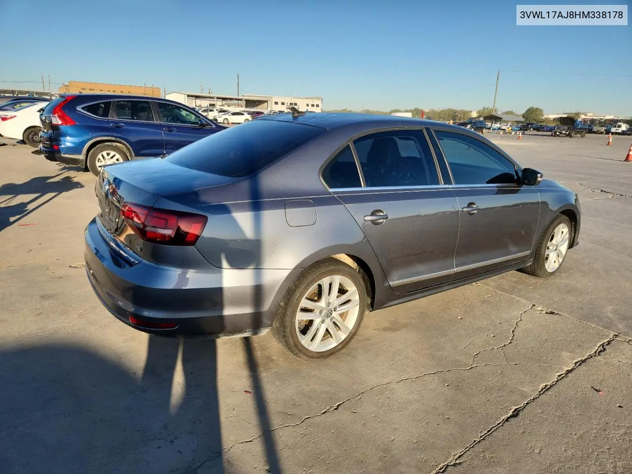 3VWL17AJ8HM338178 2017 Volkswagen Jetta Sel