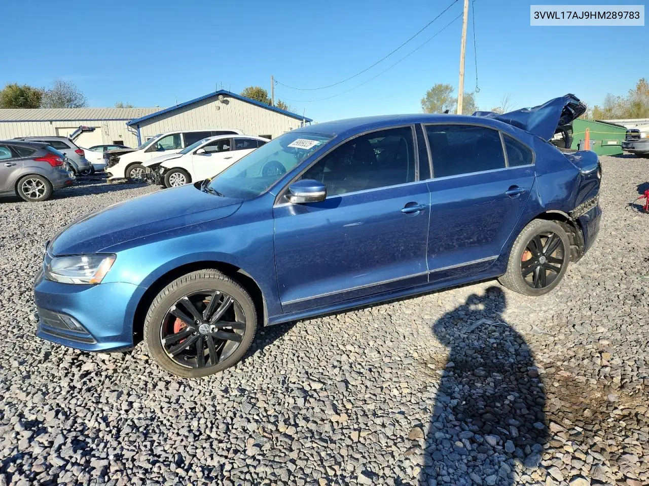 3VWL17AJ9HM289783 2017 Volkswagen Jetta Sel