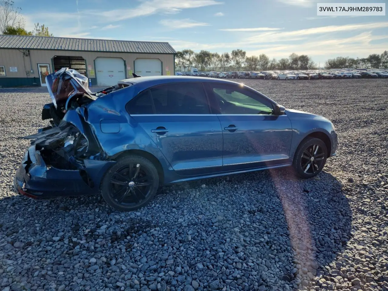 3VWL17AJ9HM289783 2017 Volkswagen Jetta Sel