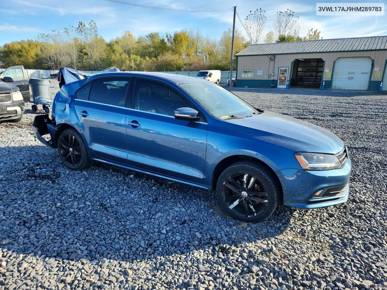 3VWL17AJ9HM289783 2017 Volkswagen Jetta Sel