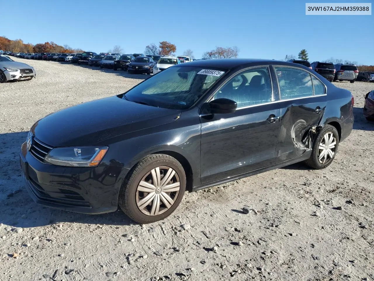 3VW167AJ2HM359388 2017 Volkswagen Jetta S