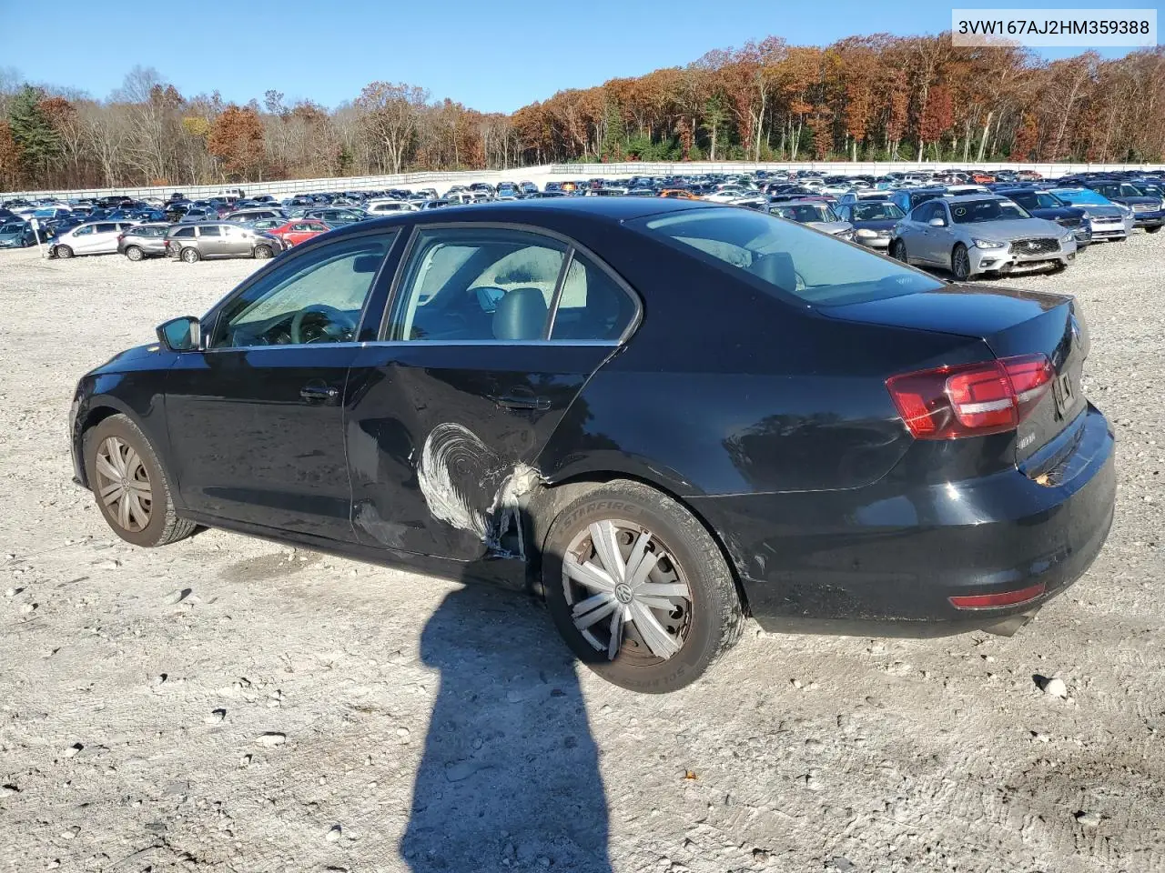 3VW167AJ2HM359388 2017 Volkswagen Jetta S