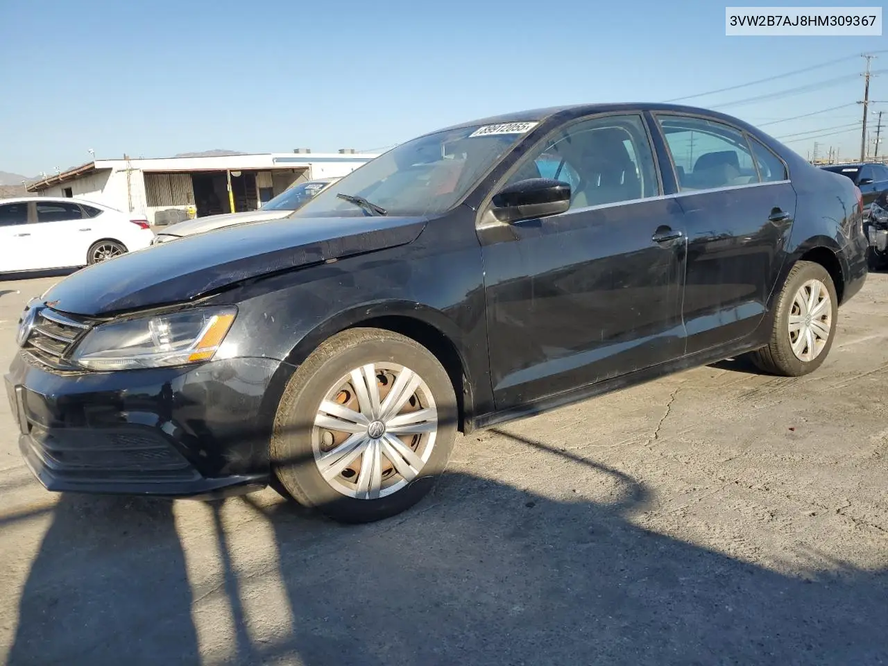 3VW2B7AJ8HM309367 2017 Volkswagen Jetta S
