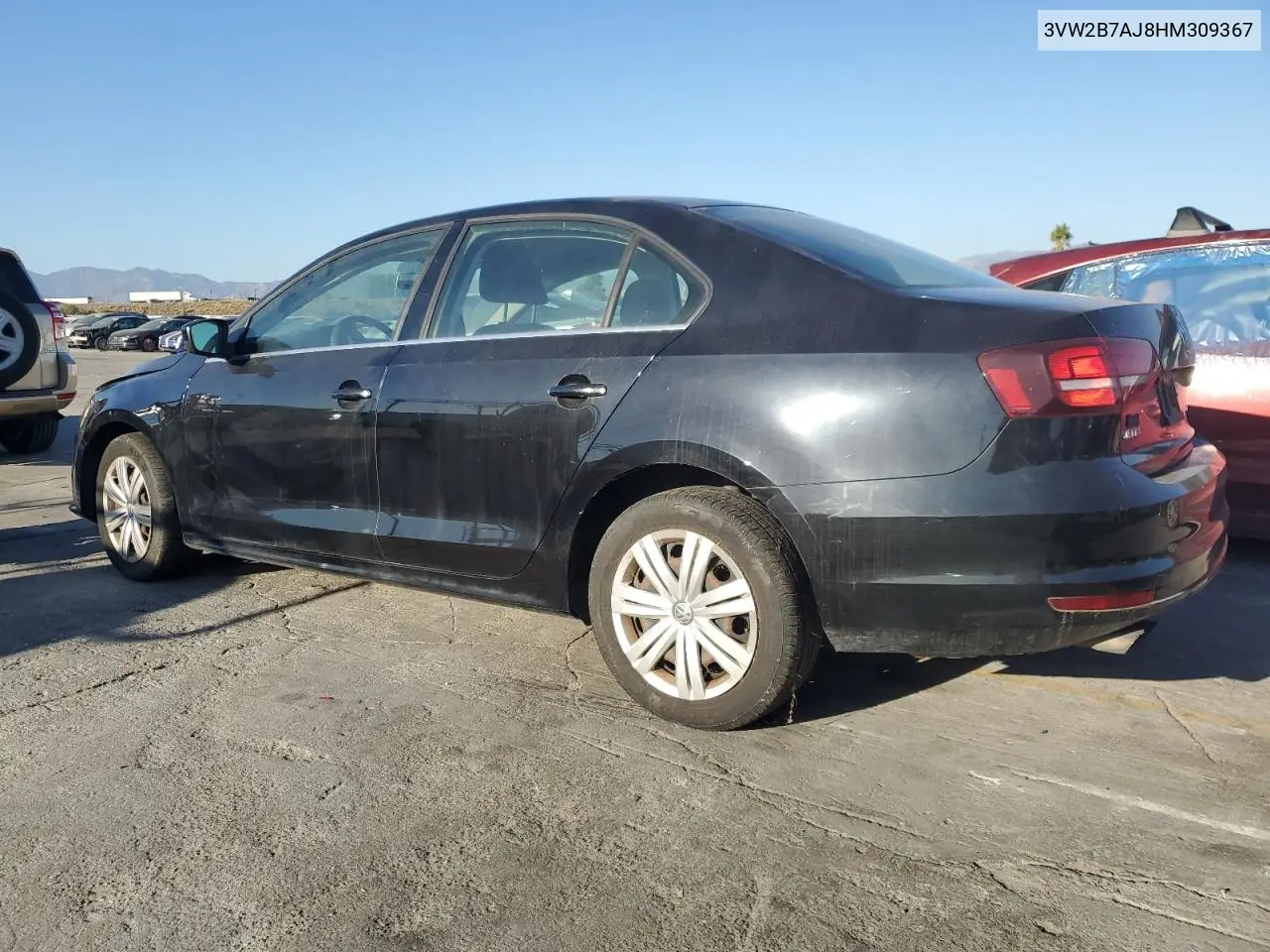 3VW2B7AJ8HM309367 2017 Volkswagen Jetta S