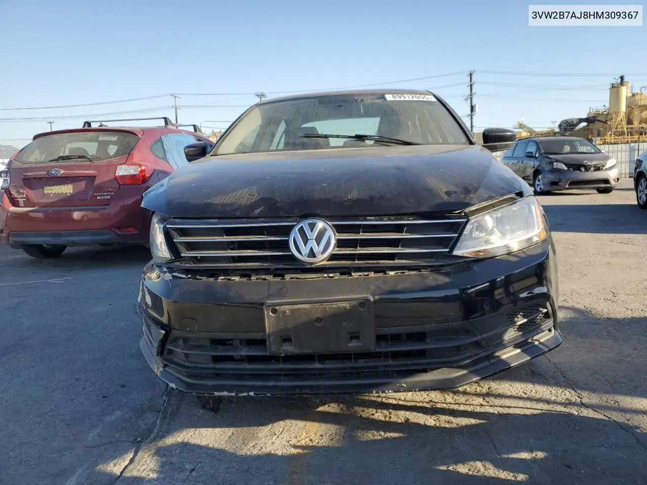 3VW2B7AJ8HM309367 2017 Volkswagen Jetta S