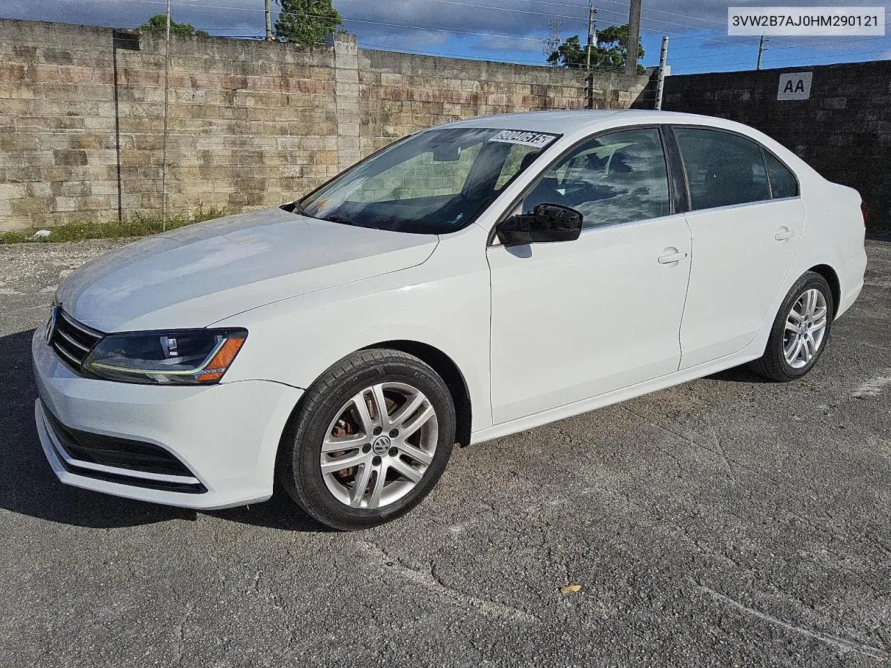 3VW2B7AJ0HM290121 2017 Volkswagen Jetta S