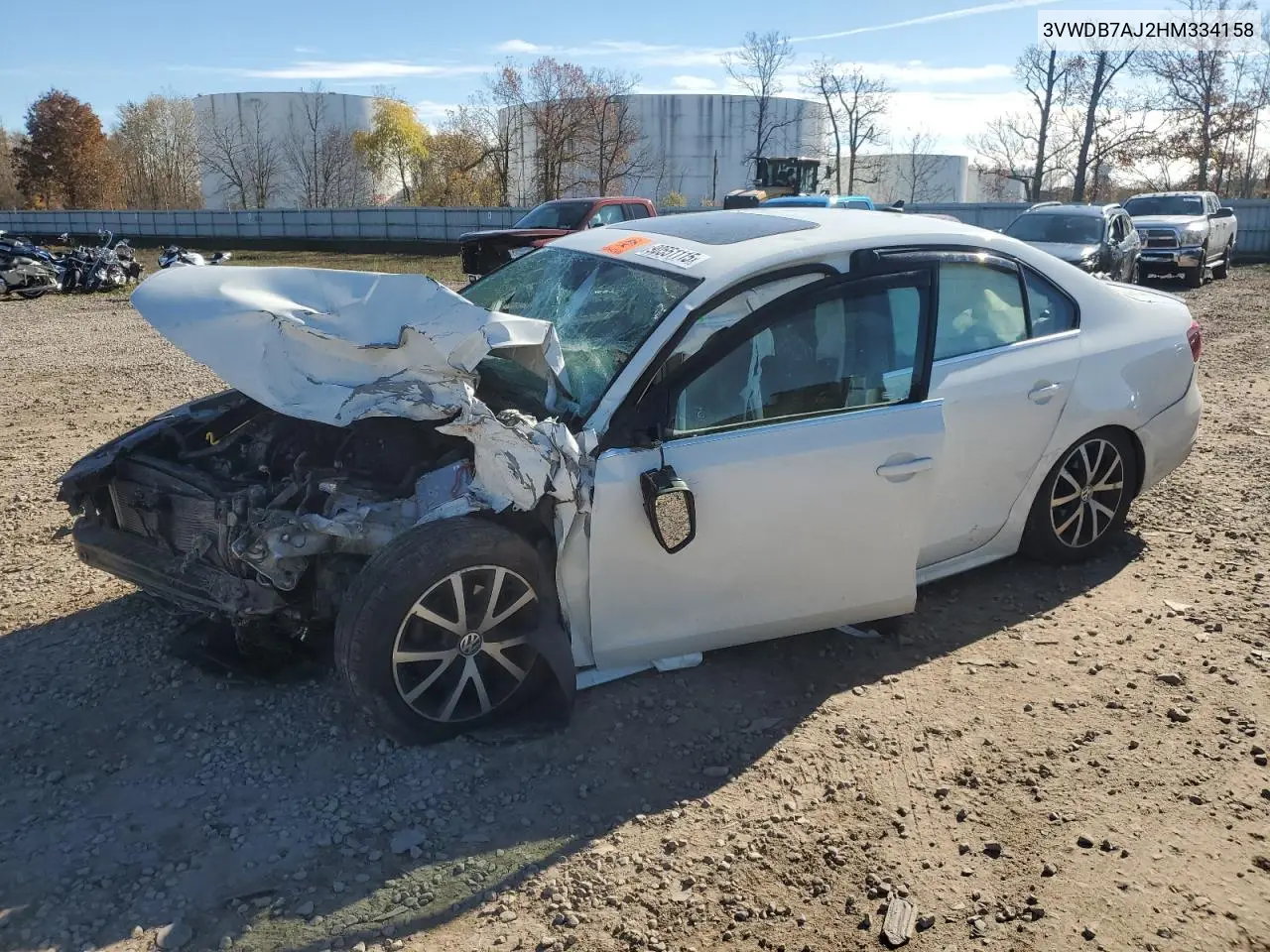 3VWDB7AJ2HM334158 2017 Volkswagen Jetta Se