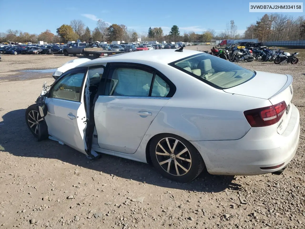 3VWDB7AJ2HM334158 2017 Volkswagen Jetta Se