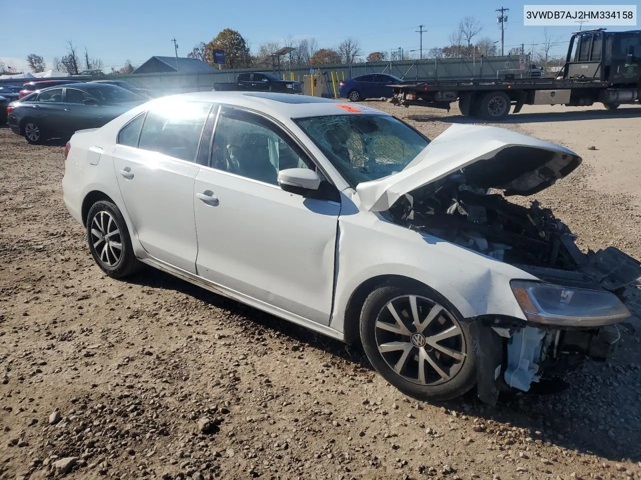3VWDB7AJ2HM334158 2017 Volkswagen Jetta Se