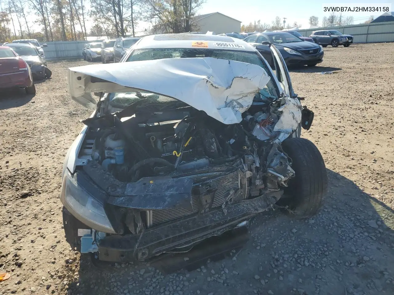 3VWDB7AJ2HM334158 2017 Volkswagen Jetta Se