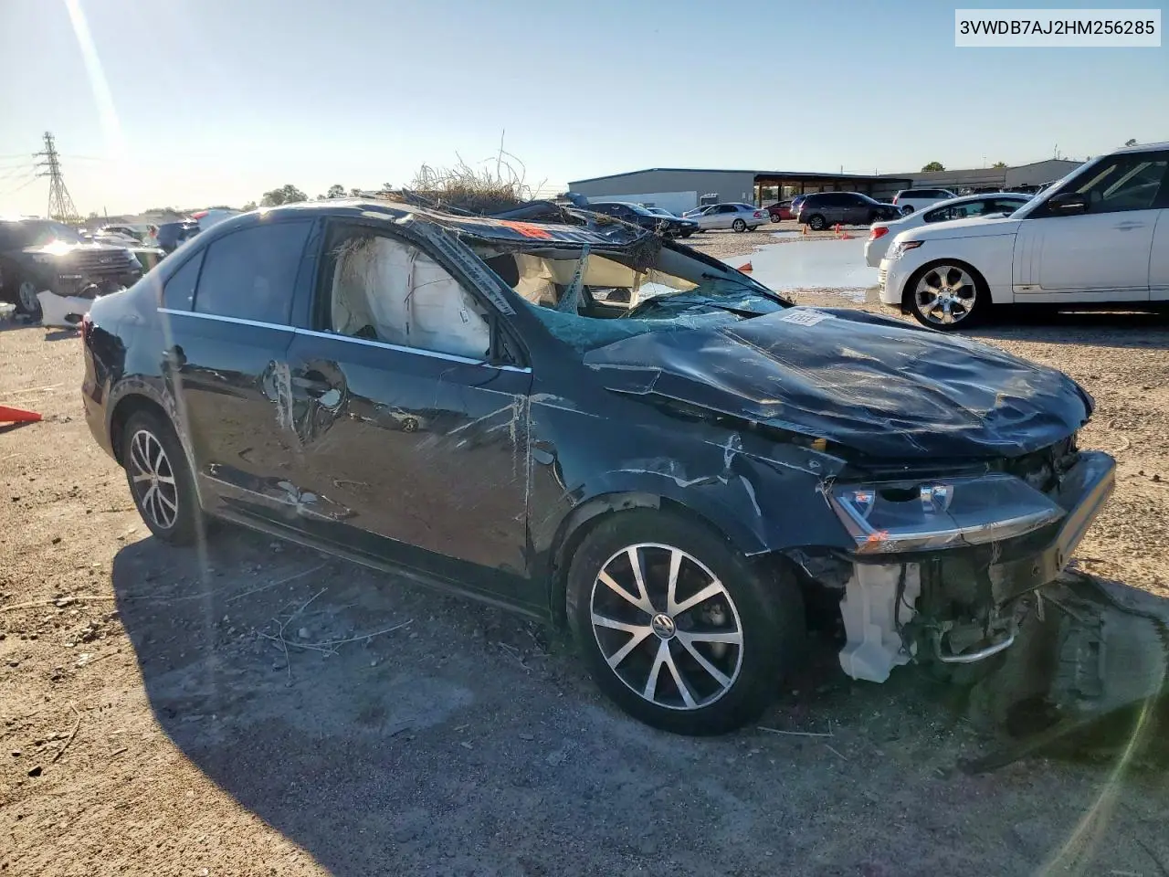 3VWDB7AJ2HM256285 2017 Volkswagen Jetta Se