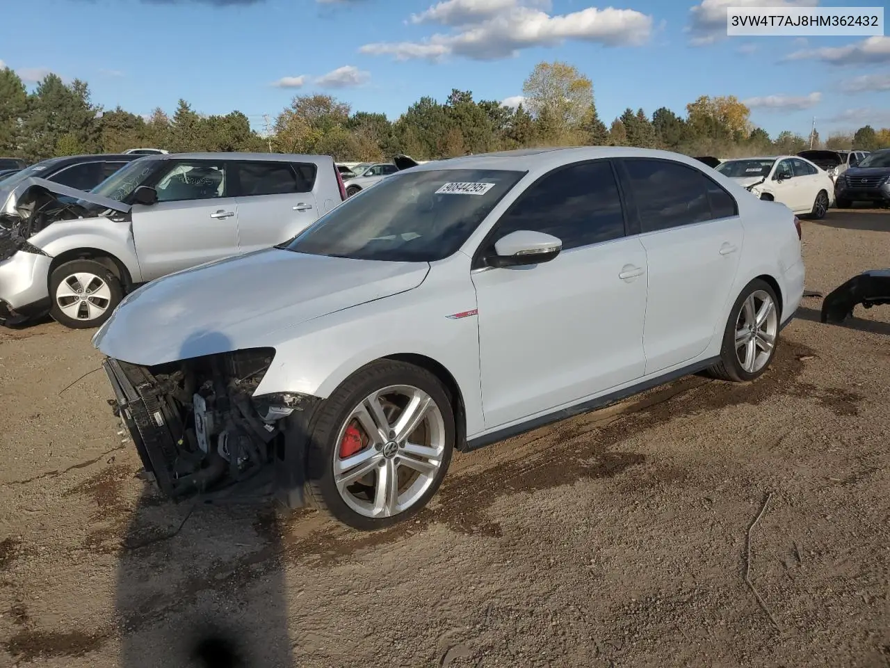 3VW4T7AJ8HM362432 2017 Volkswagen Jetta Gli