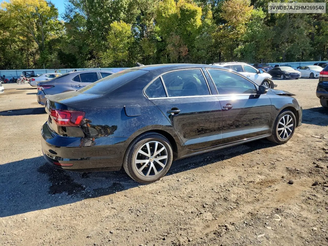 3VWDB7AJ2HM269540 2017 Volkswagen Jetta Se