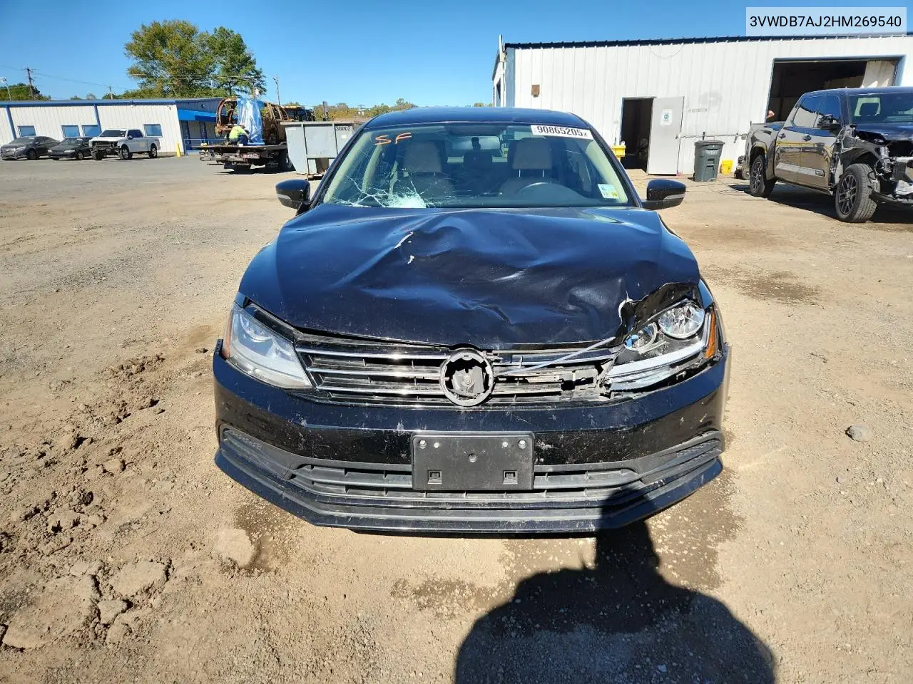 3VWDB7AJ2HM269540 2017 Volkswagen Jetta Se