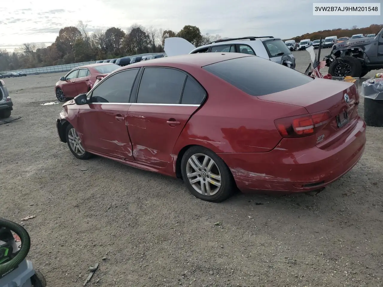 3VW2B7AJ9HM201548 2017 Volkswagen Jetta S