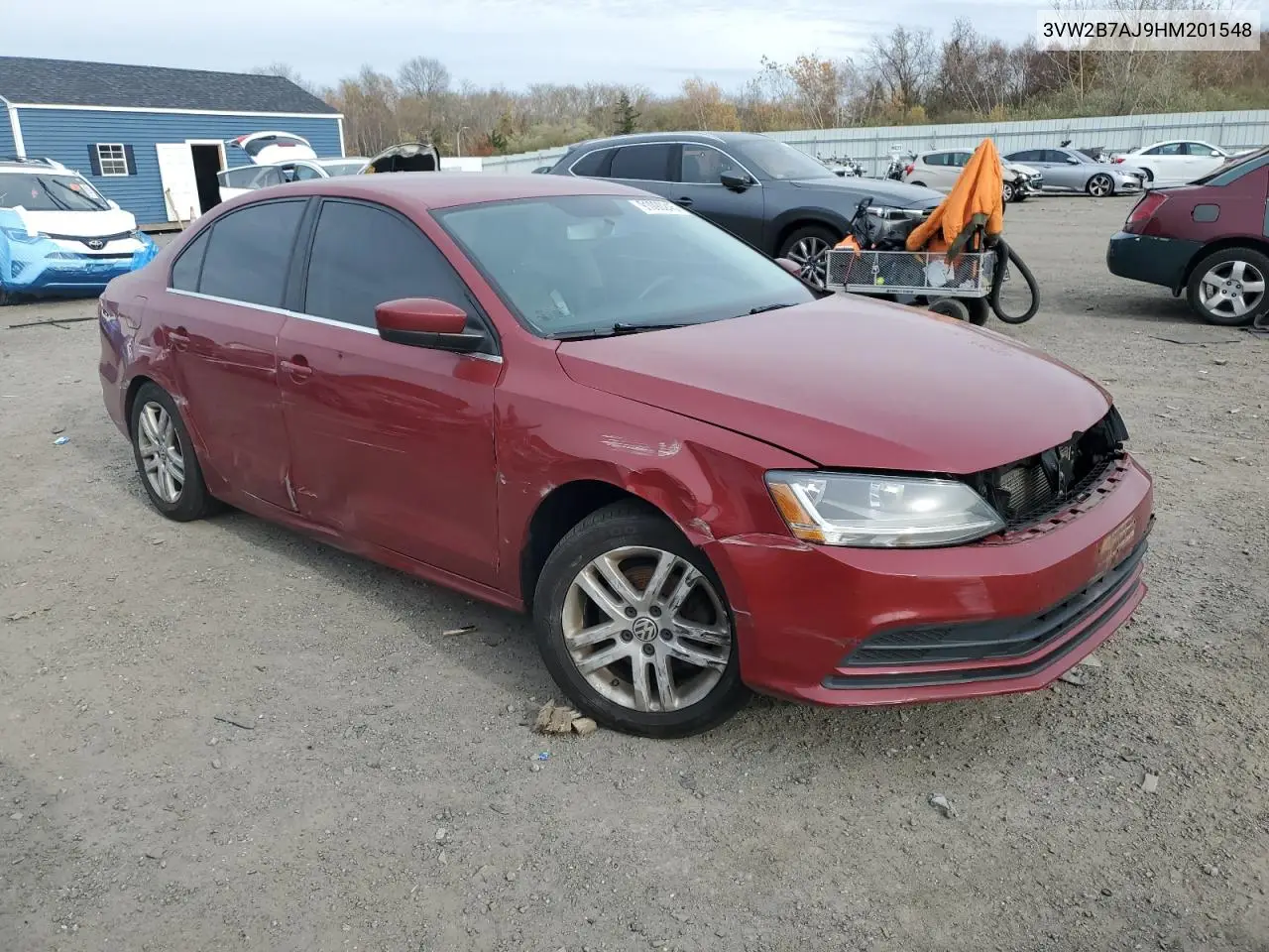 3VW2B7AJ9HM201548 2017 Volkswagen Jetta S