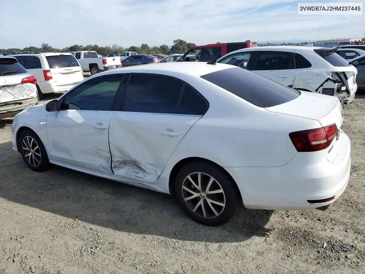 3VWDB7AJ2HM237445 2017 Volkswagen Jetta Se