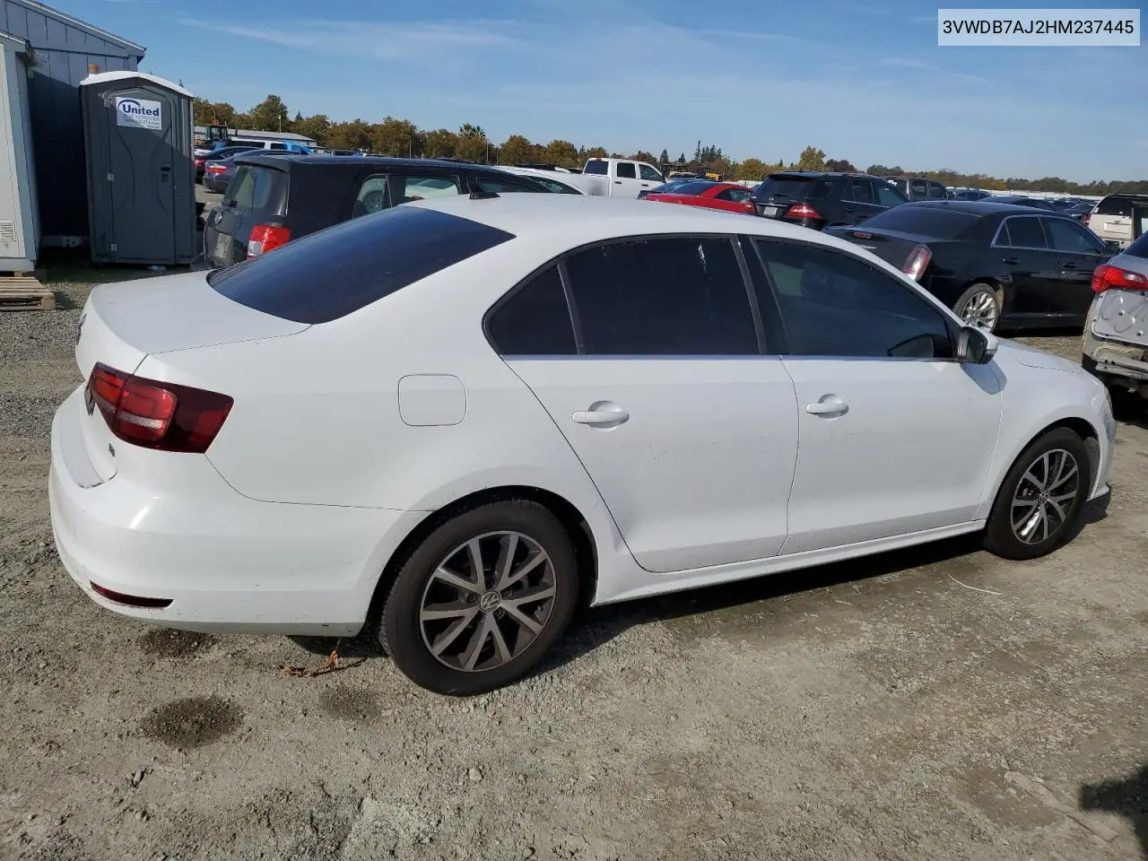 3VWDB7AJ2HM237445 2017 Volkswagen Jetta Se