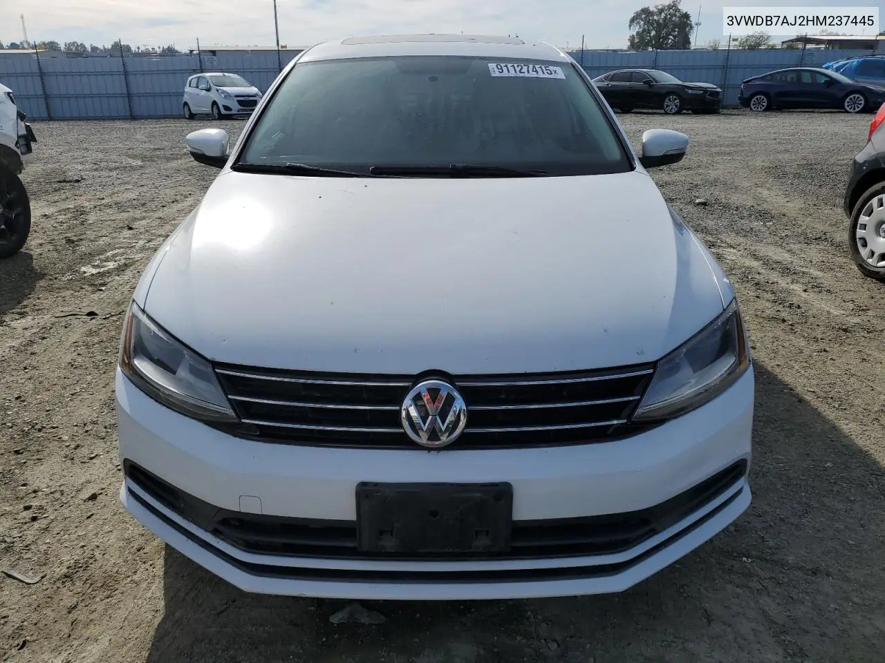 3VWDB7AJ2HM237445 2017 Volkswagen Jetta Se
