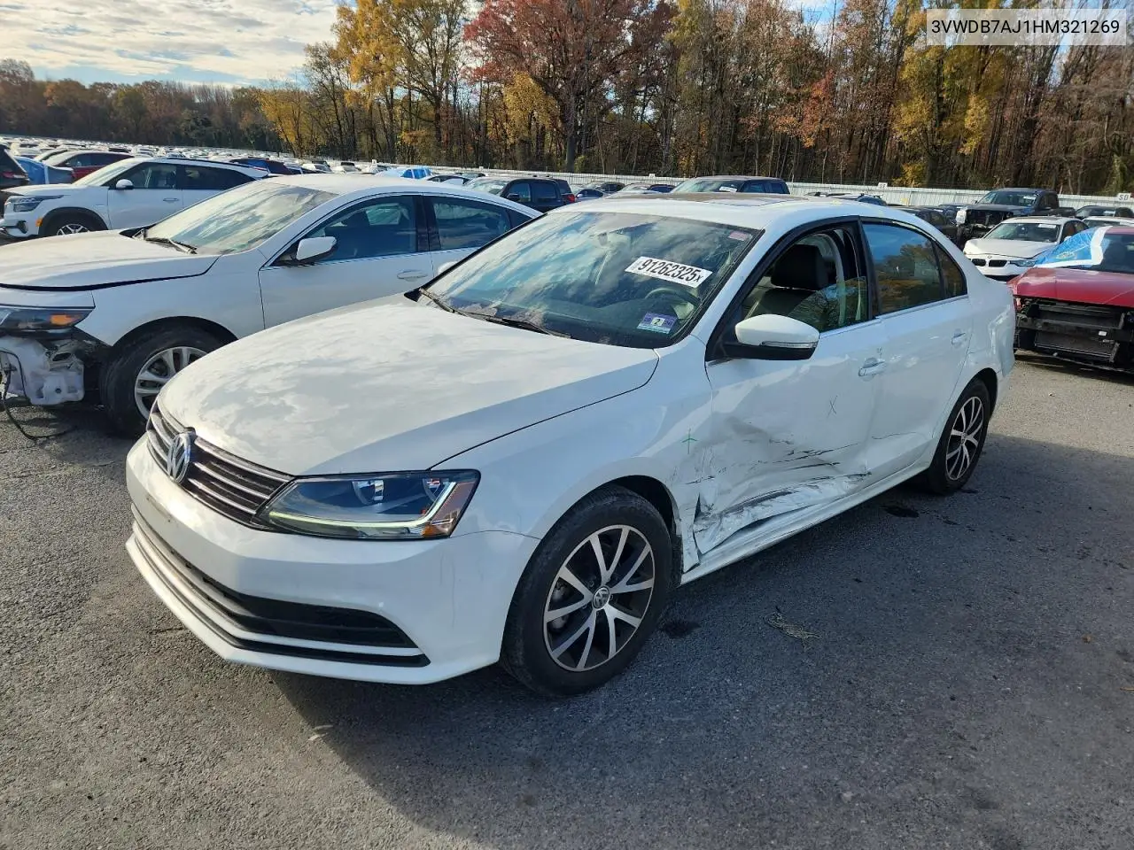 3VWDB7AJ1HM321269 2017 Volkswagen Jetta Se
