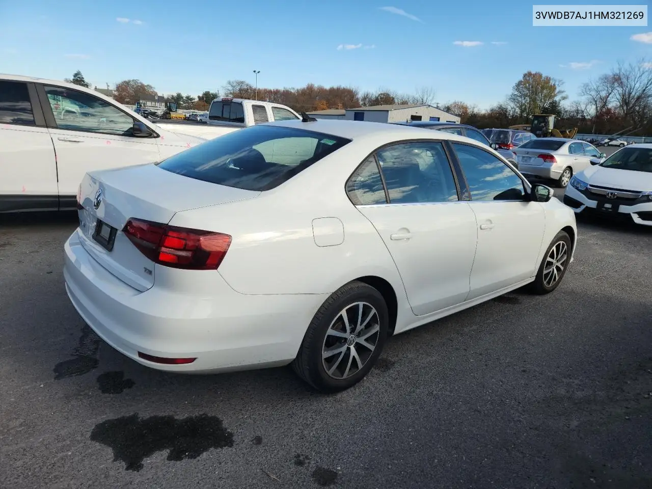 3VWDB7AJ1HM321269 2017 Volkswagen Jetta Se
