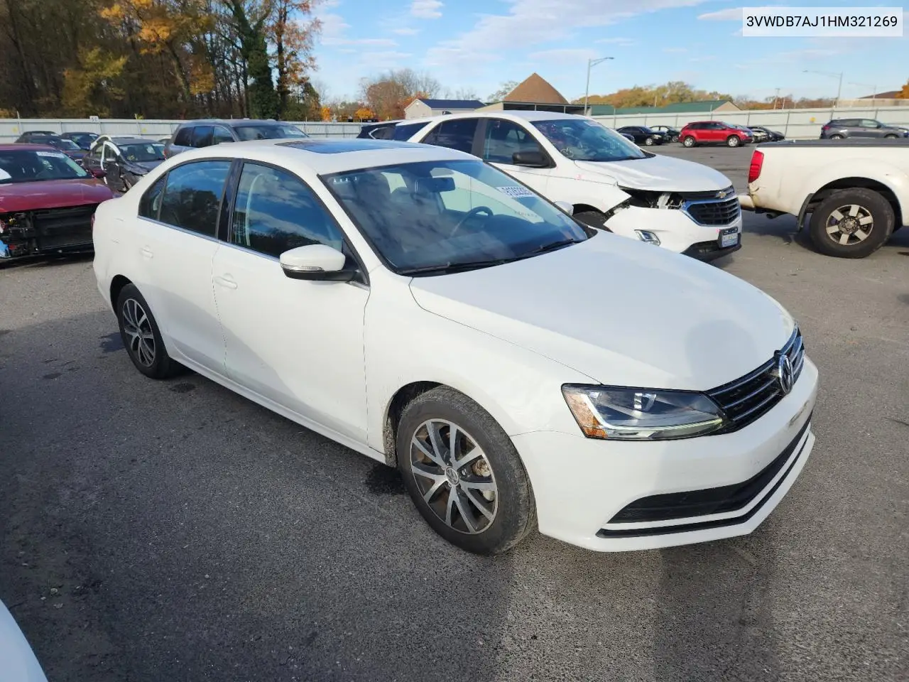 3VWDB7AJ1HM321269 2017 Volkswagen Jetta Se