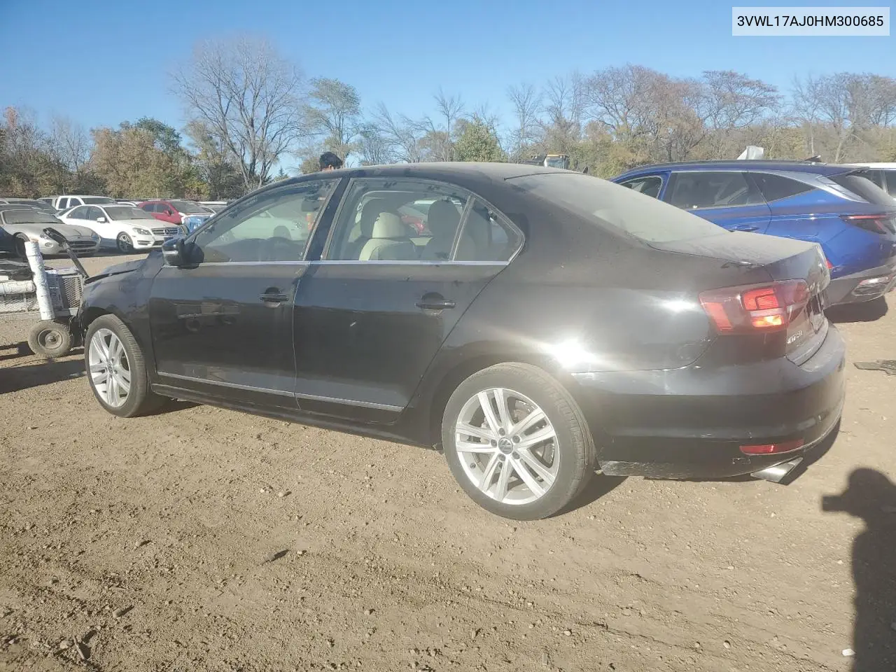 3VWL17AJ0HM300685 2017 Volkswagen Jetta Sel