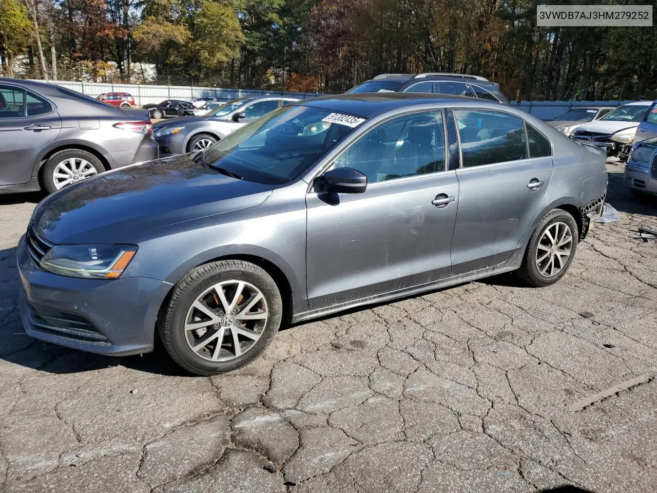 3VWDB7AJ3HM279252 2017 Volkswagen Jetta Se