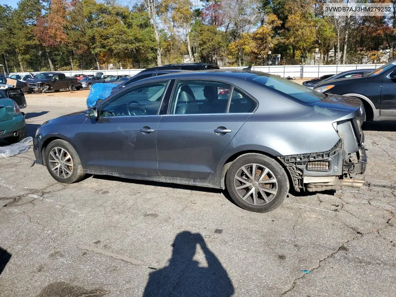 3VWDB7AJ3HM279252 2017 Volkswagen Jetta Se