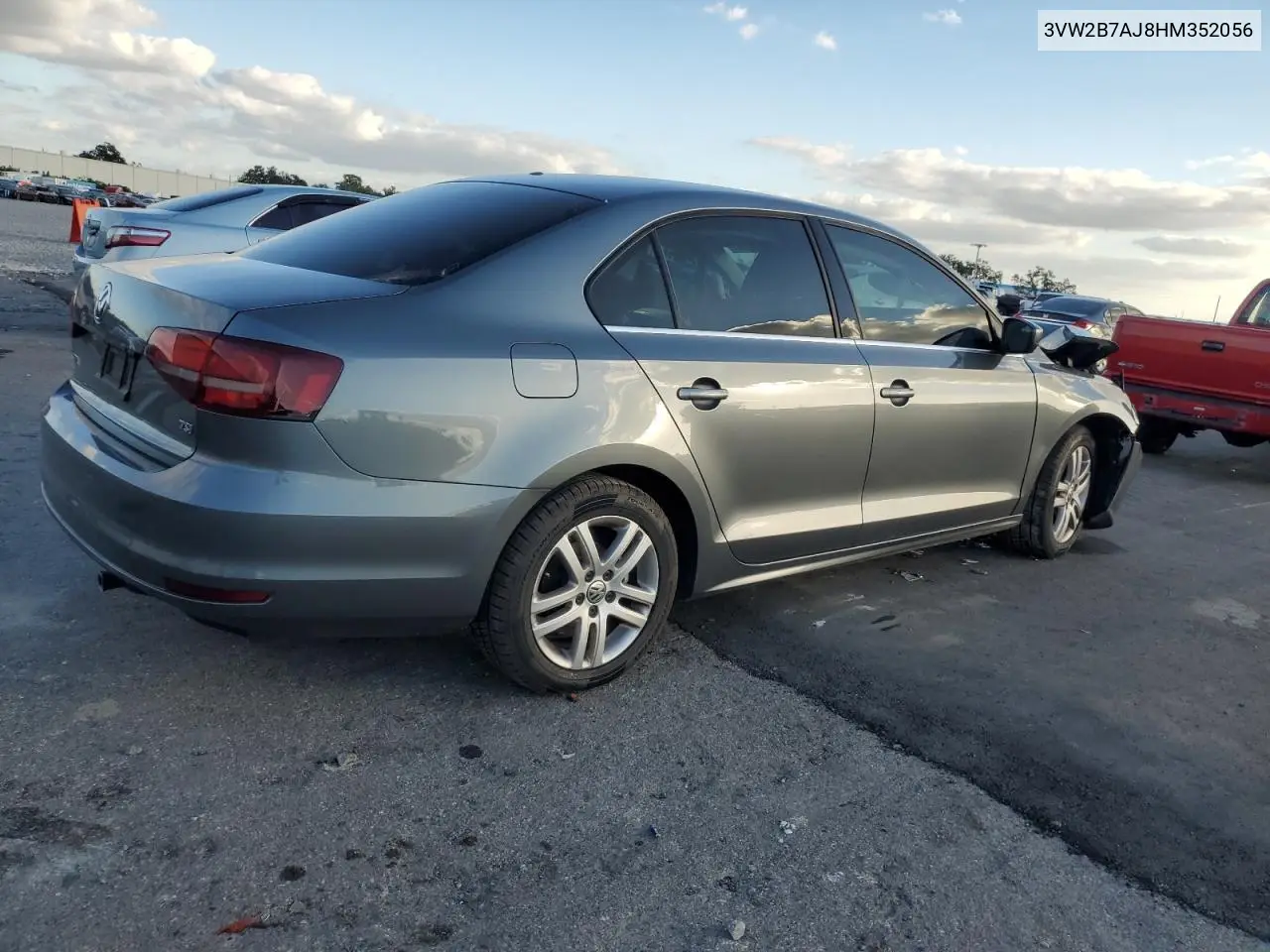3VW2B7AJ8HM352056 2017 Volkswagen Jetta S