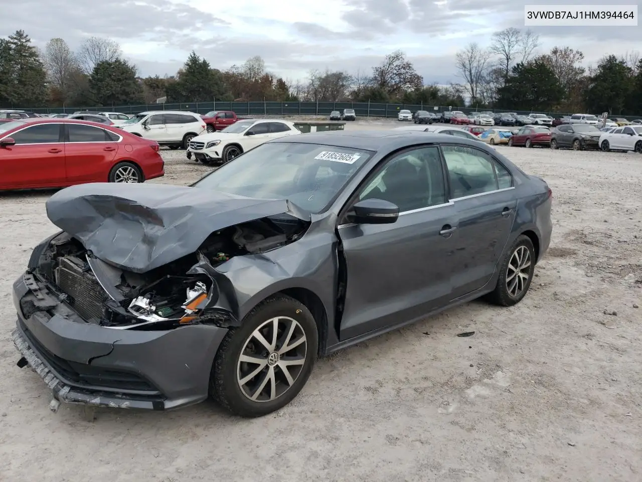 3VWDB7AJ1HM394464 2017 Volkswagen Jetta Se