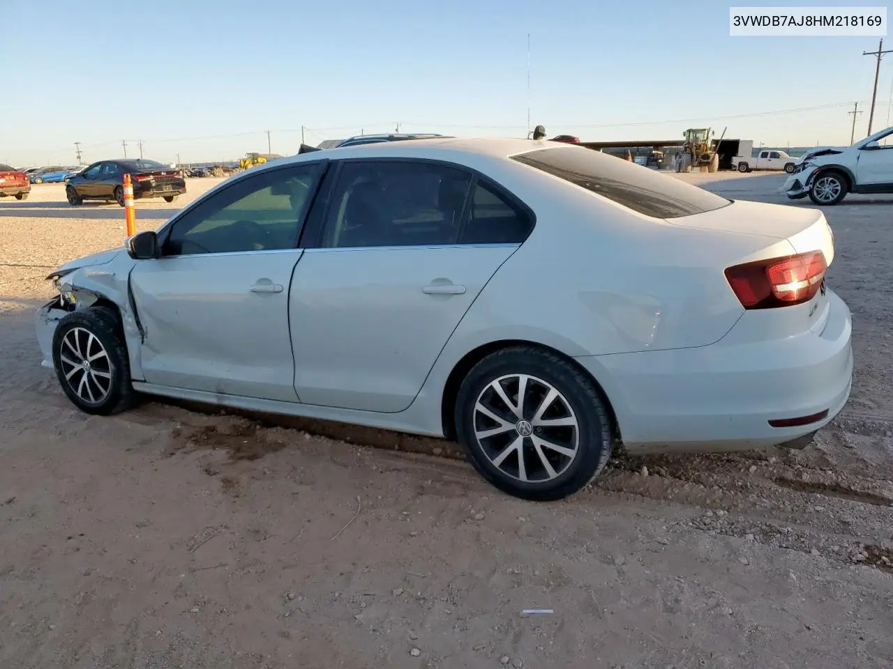 3VWDB7AJ8HM218169 2017 Volkswagen Jetta Se