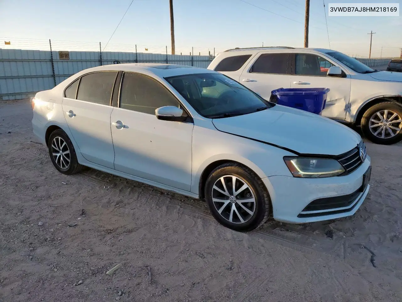 3VWDB7AJ8HM218169 2017 Volkswagen Jetta Se