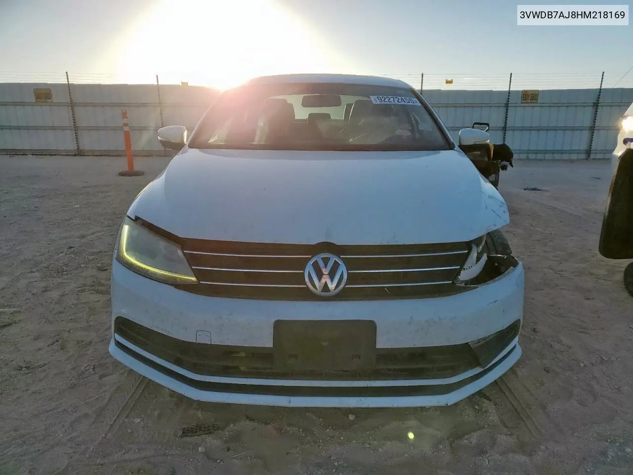 3VWDB7AJ8HM218169 2017 Volkswagen Jetta Se