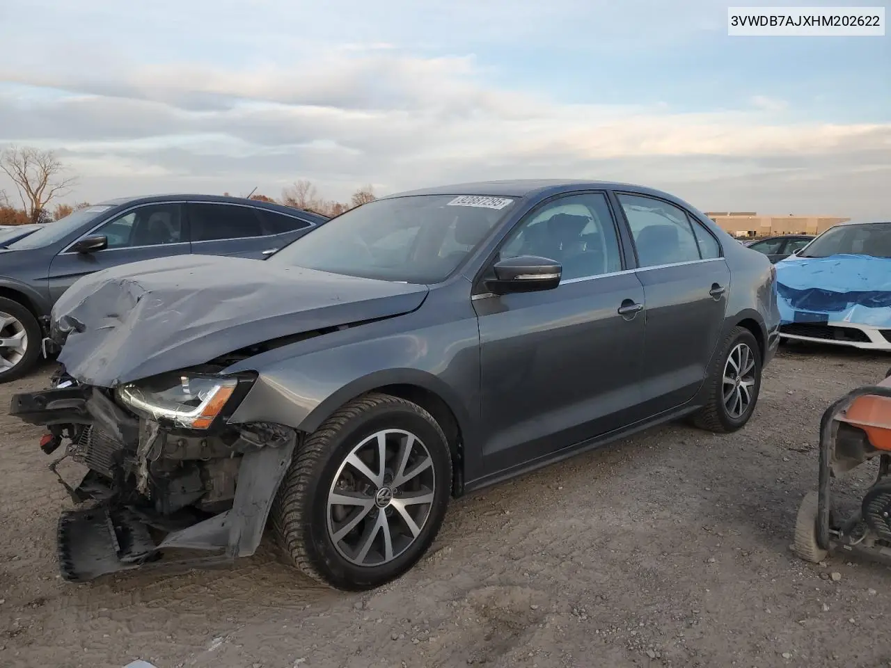 3VWDB7AJXHM202622 2017 Volkswagen Jetta Se