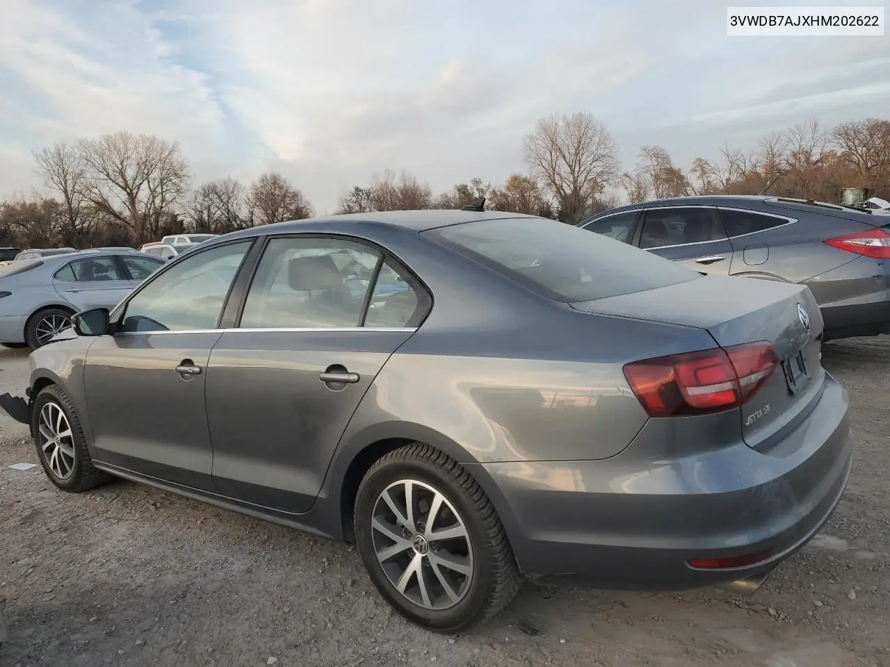 3VWDB7AJXHM202622 2017 Volkswagen Jetta Se