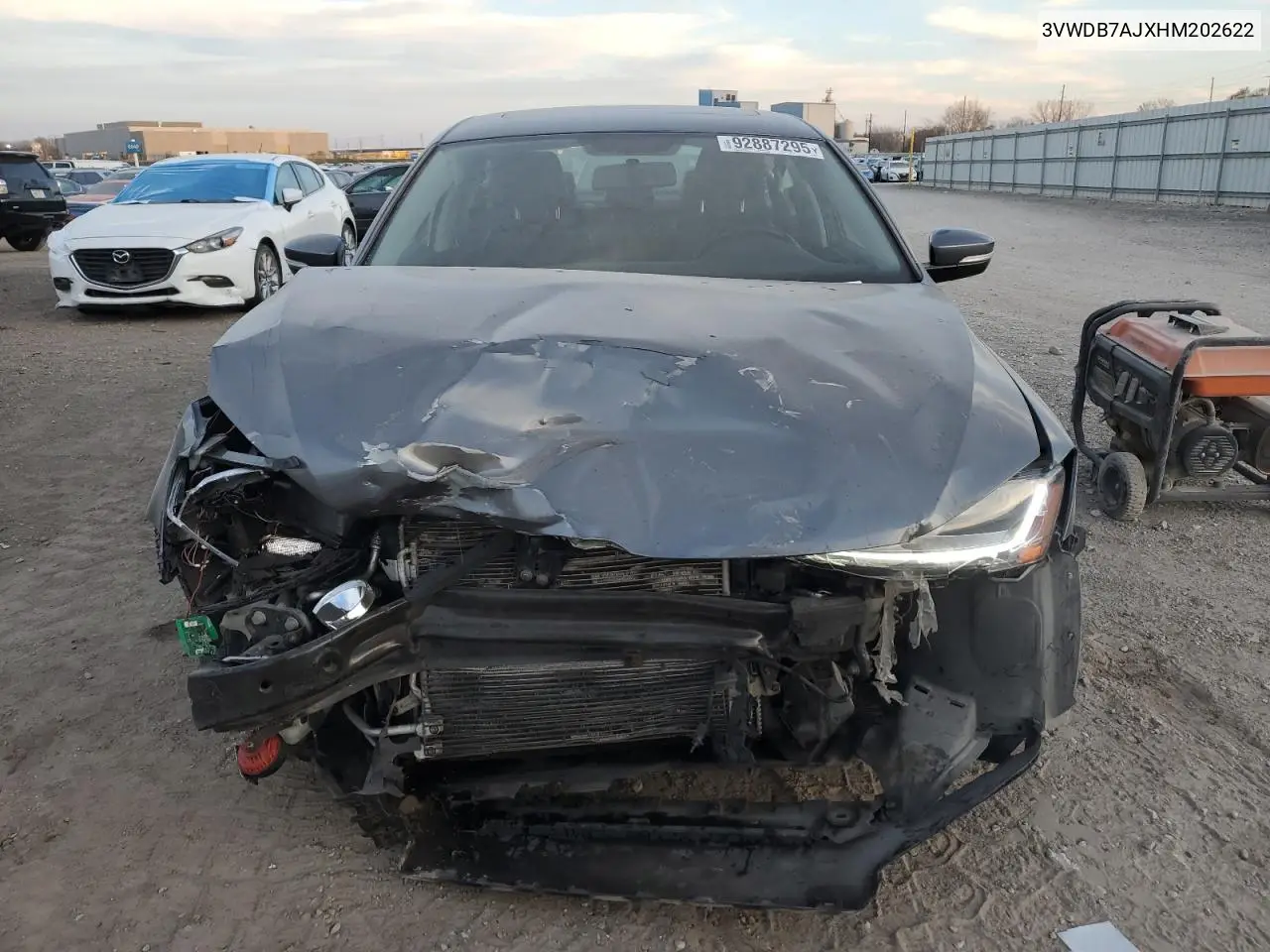 3VWDB7AJXHM202622 2017 Volkswagen Jetta Se