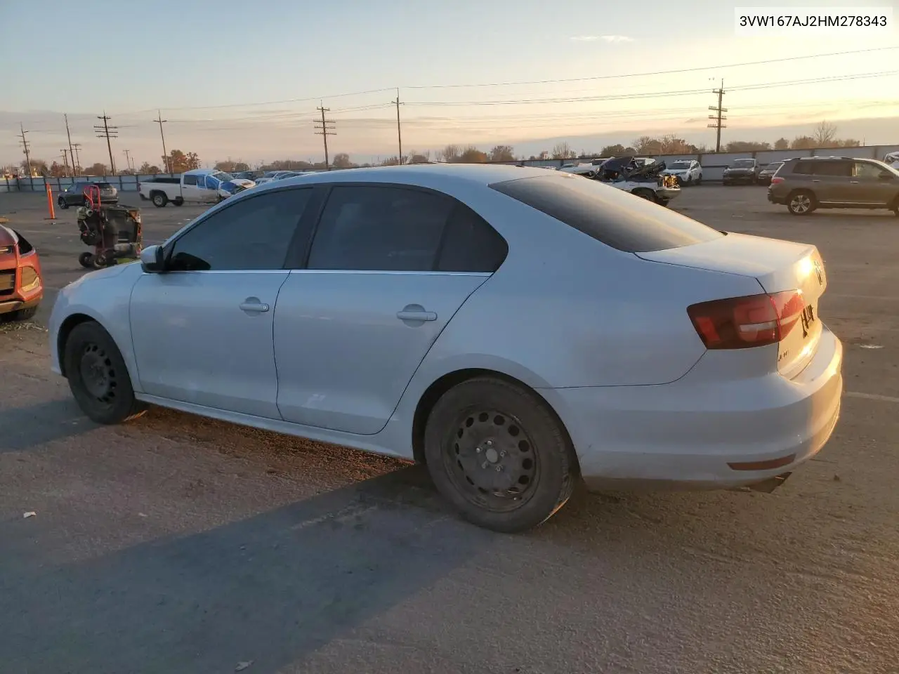 3VW167AJ2HM278343 2017 Volkswagen Jetta S