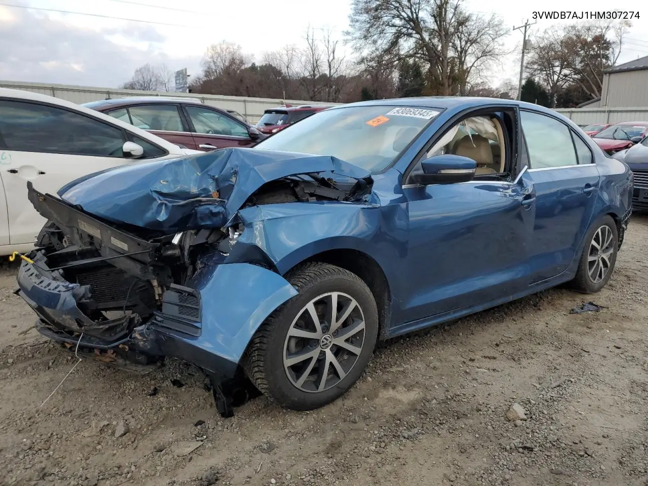 3VWDB7AJ1HM307274 2017 Volkswagen Jetta Se